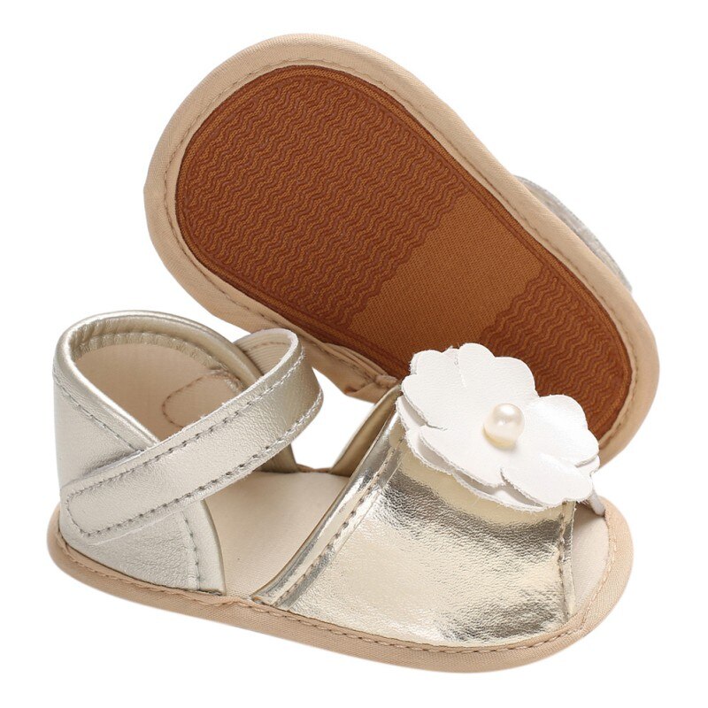 Baby Girl Sandals Ins Newborn Small Fresh Flowers Princess Shoes Baby Children Shoes For Girls