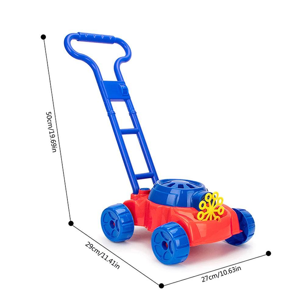 Outdoor Speelgoed Bubble Machine Speelgoed Voor Jongens Meisjes, bubble Grasmaaier Met 118Ml Bubble Oplossing Kinderen Speelgoed Zeepbel Trolley