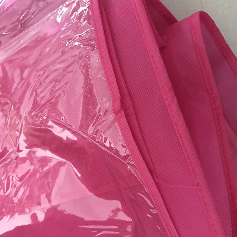 6 lomme hængende håndtaske arrangør til garderobeskab gennemsigtig opbevaringspose dørvæg klar diverse sko taske med bøjlepose