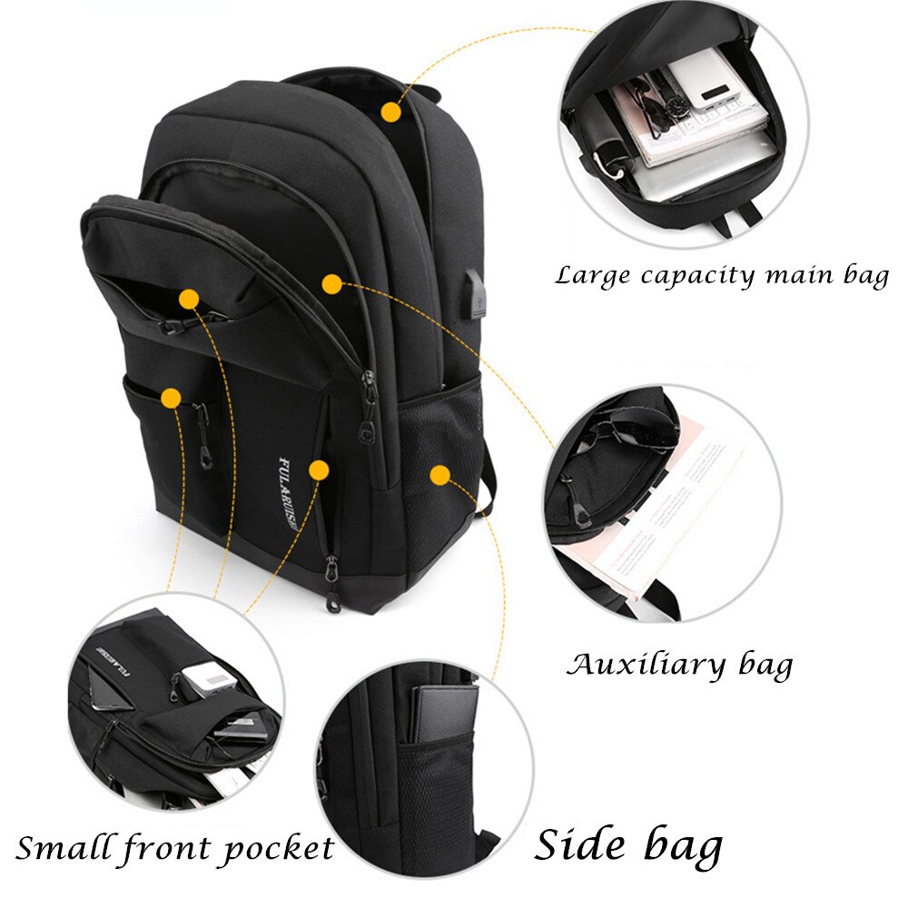 Campus schoolbag leisure computer bag high school student retro men and women backpack