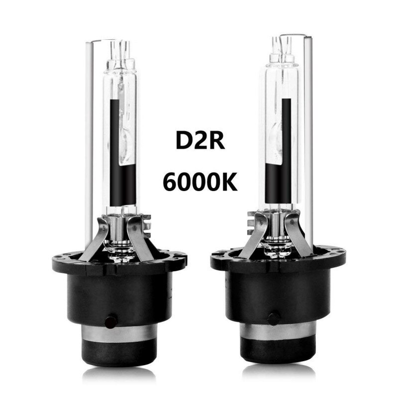2x D2R 35W HID Xenon Headlight Bulb HID Bulbs With Metal Bracket Protection 4300K 6000K 8000K D2R XENON HID Auto Headlamp Light