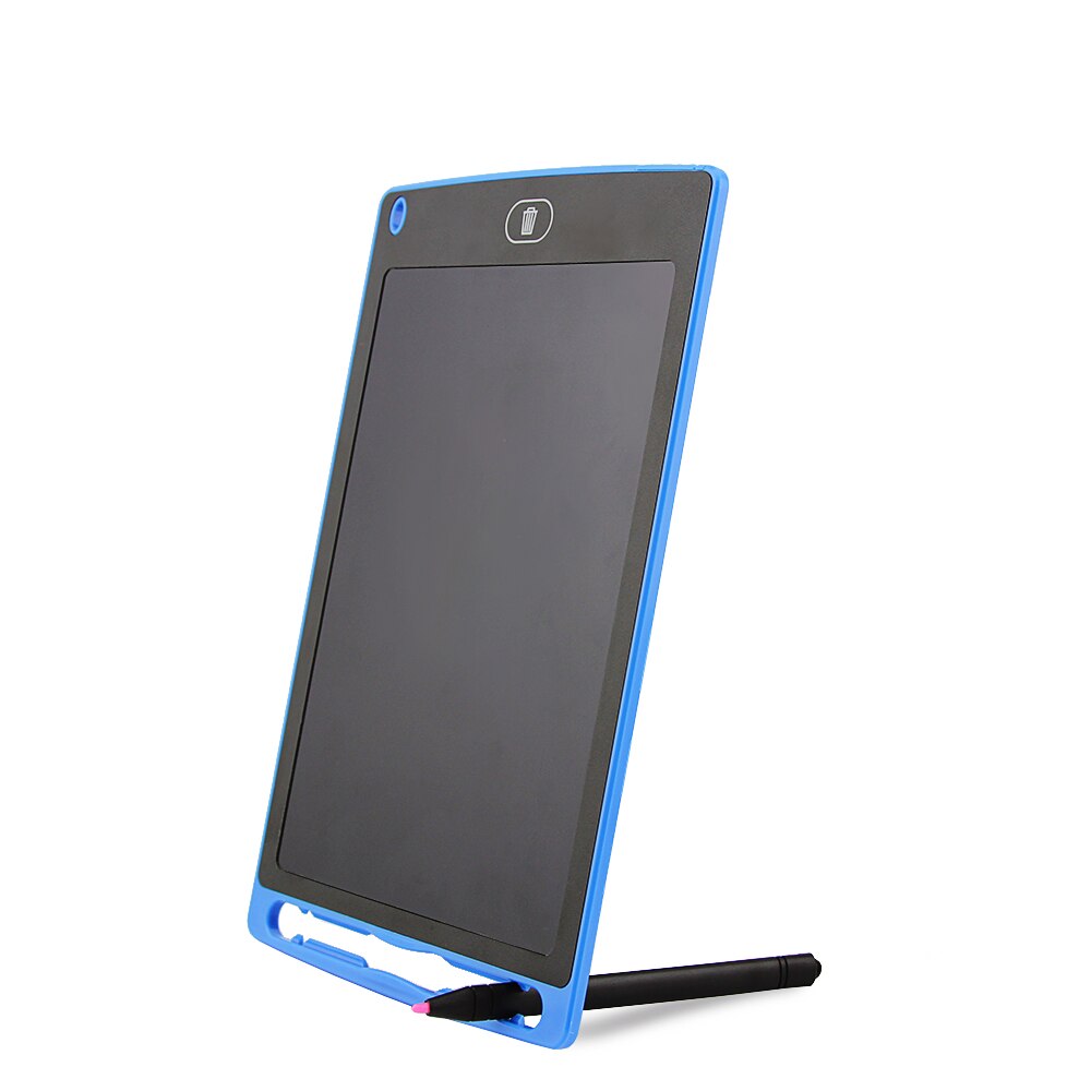 Digital 12'' LCD Writing Tablet eWriter Partially Erasing Drawing Board Electronic Painting Tablets Pad with Pen Battery For Kid: 8.5 inch Blue