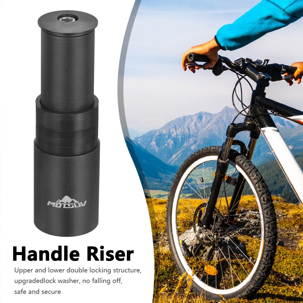 MOTSUV 28.6mm Bicycle Fork Stem Extension Adapter Handlebar Stem Riser Extender Mountain MTB Bike Accessories