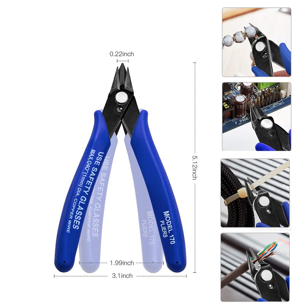 3D Printer Parts Plato. PLATO 170 U.S. US American Wishful Clamp DIY Electronic Diagonal Pliers Side Cutting Nippers Wire Cutter