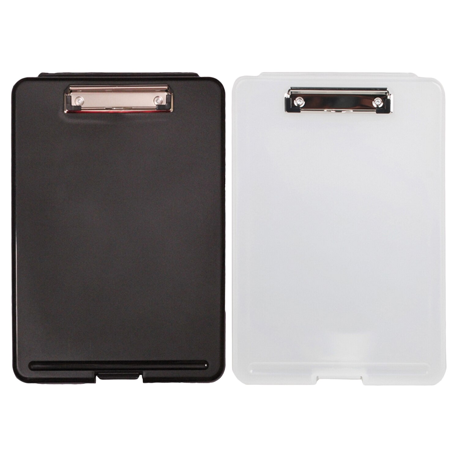 A4 Size Plastic Opslag Klembord Doos Bestand Document Clip Case voor Studenten Leraren Verkoop Utility Industriële Office