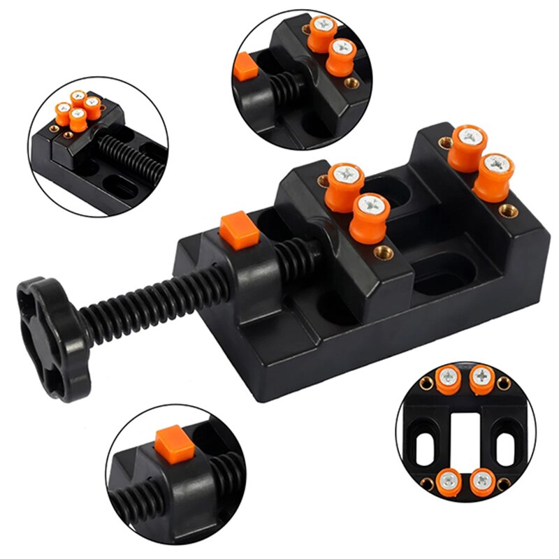 Newly Mini Bench Vice Muliti-Funcational Table Vice Carving Bench Clamp Drill Press Flat Vice Portable VA88