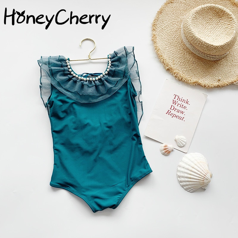 Kinderbadkleding meisjes zomerkleding babymeisjes badpak eendelig badpak