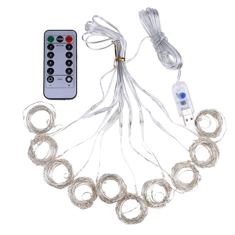 3x3/3x2/3x1m Led mariage fée chaîne lumière nouvel an lumière 200 Led fée guirlande lumineuse pour Garden Party maison rideau décoration