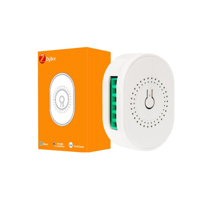 Tuya Zigbee Smart Switch Hub Gateway Support Two Way Control Remote Control 16A/10A Switch Work With Alexa And Google Home: 01 white 10A