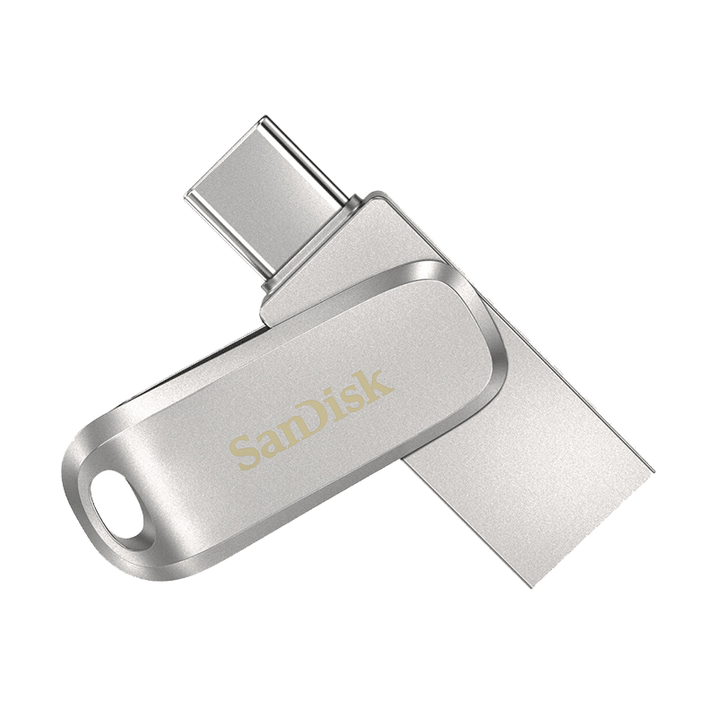 SanDisk OTG USB 3.1(Type-C) Flash Drive 64GB 128GB 256GB Dual Drive High Speed Type-C OTG Pen Drive For type-c smartphones/PC: Silver / 512GB