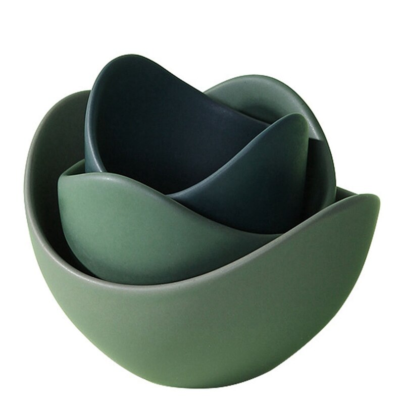 Mediterraneo: Servizio Piatti In Ceramica Dipinta A Mano - A Cortina Da