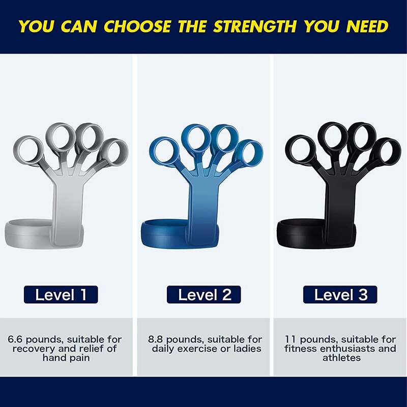 6 Pieces Strength Training Grip Strengtheners Hand... Grandado
