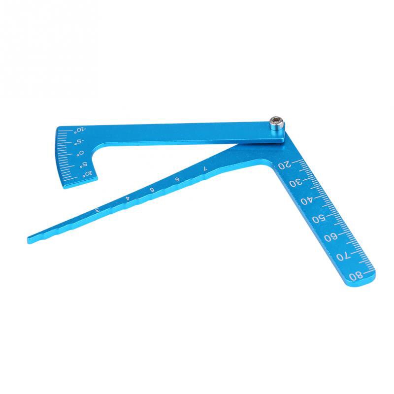 3 in 1 Camber Gauge Measure Tool Set Up Tool Chassis Suspension Wheel Height for Car Adjustable Ruler Measure RC Car Height