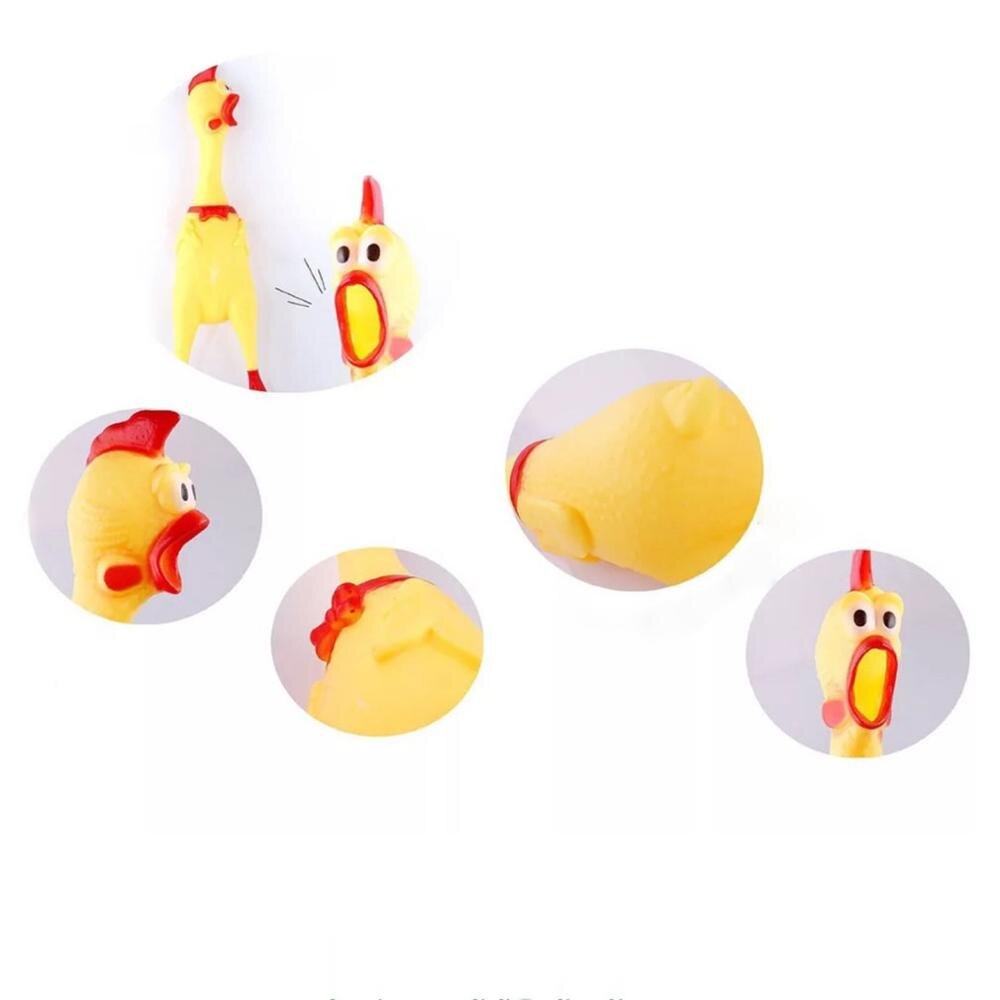 Filet rouge Section trompette hurlant poulet chien jouet criant poulet ventilation crachat criant poulet enfants jouets