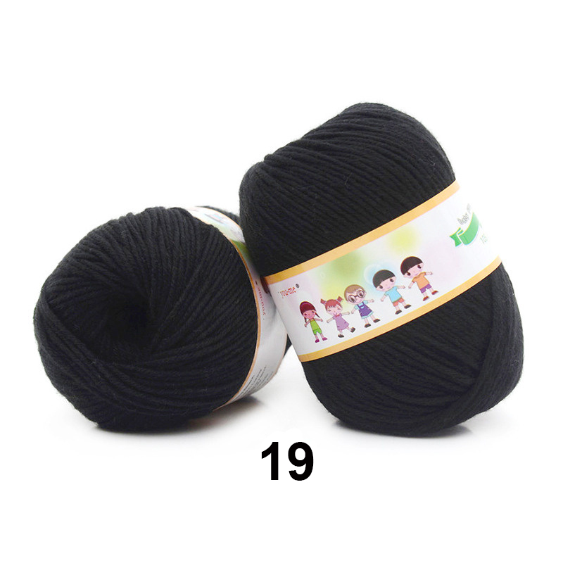 2pcsX50g Gebreid Garen voor Gehaakte Pop Baby Garen T-shirt Katoen Gemengd Garen Ilos Para Tejer Gebreide Estambre Para Tejer