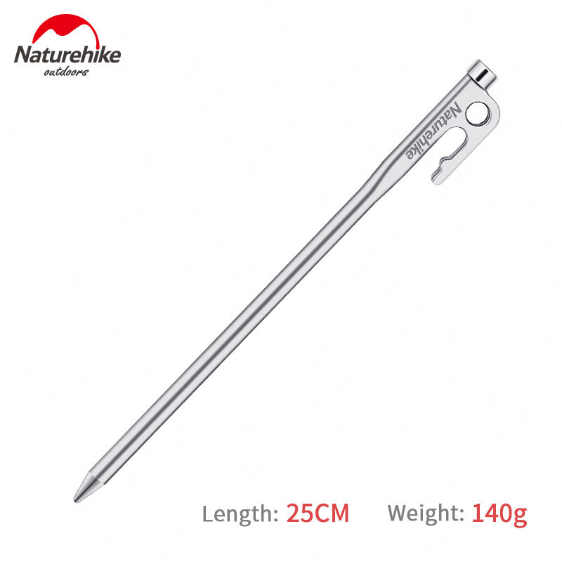 Naturehike high strength stainless steel studs, 420 stainless steel tent accessories, anti-fall: 25cm