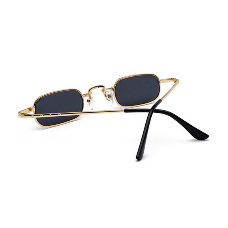 Retro Small Square Metal Steampunk Sunglasses Women Men Glasses Brand Vintage Sunglasses Female