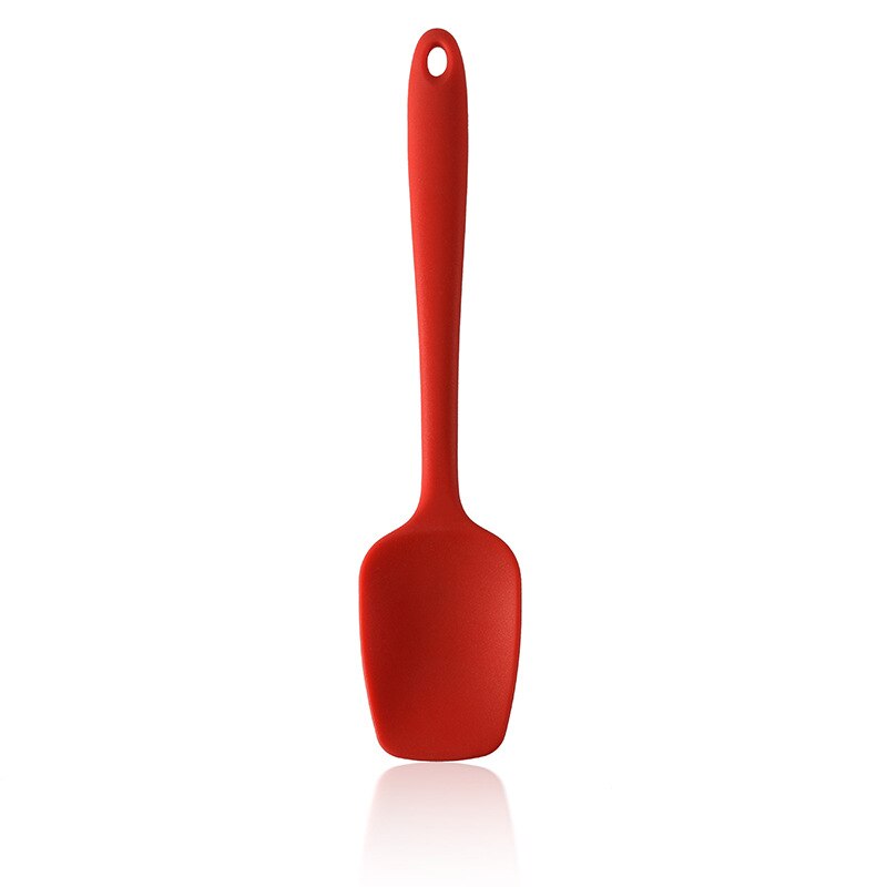Keuken siliconen roomboter cake spatel beslag mengen deegkrabber kwast botermixer cake kwasten bakgereedschap keukengerei: Rood