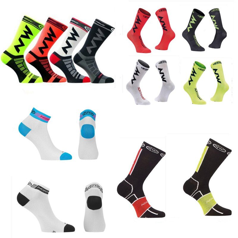 Competition Bicycle Socks Sports Compression Cycling Socks Men Calcetines Ciclismo