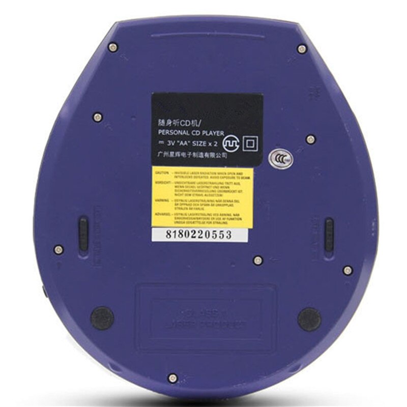 Portable CD Walkman cd Player Control And Advanced Anti-shock System LED Display Single Whole disc Repeat electronic shockproof