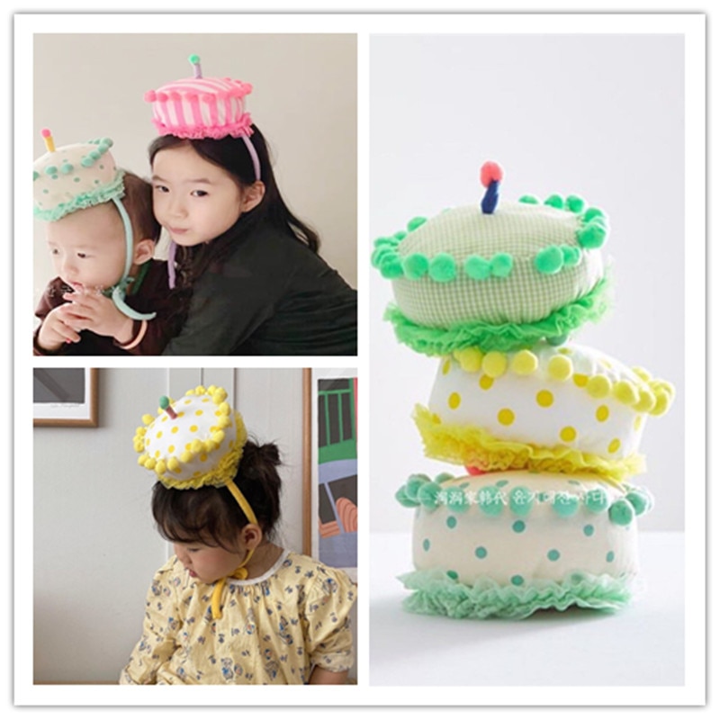 Torta di compleanno Cappello Del bambino Del bambino Del Partito cappucci Bambini Puntelli Foto