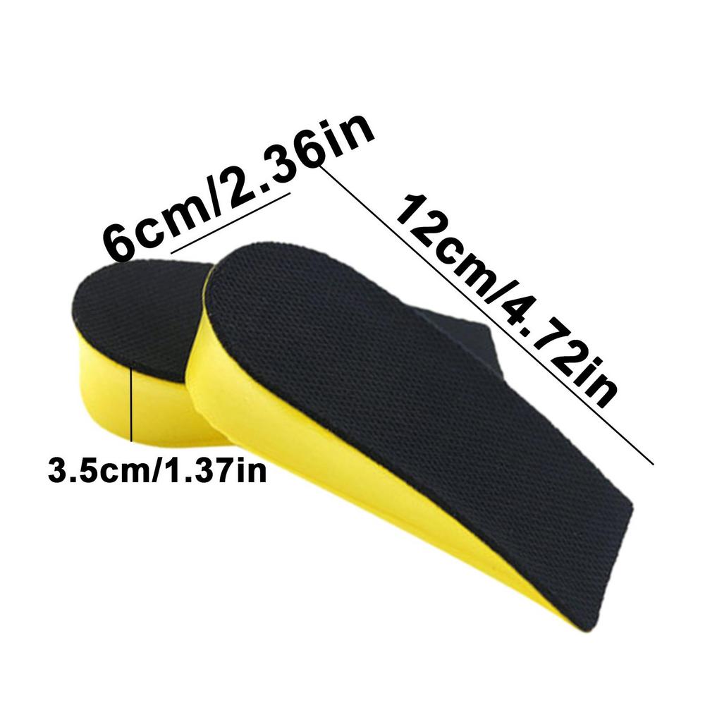 Höer ErhöHenne Einlegesohlen Schwamm Dämpfung Ferse Kissen Pads Heben Schuh Unsichtbare Ferse Heben Kissen Für Männer Frauen: Lila