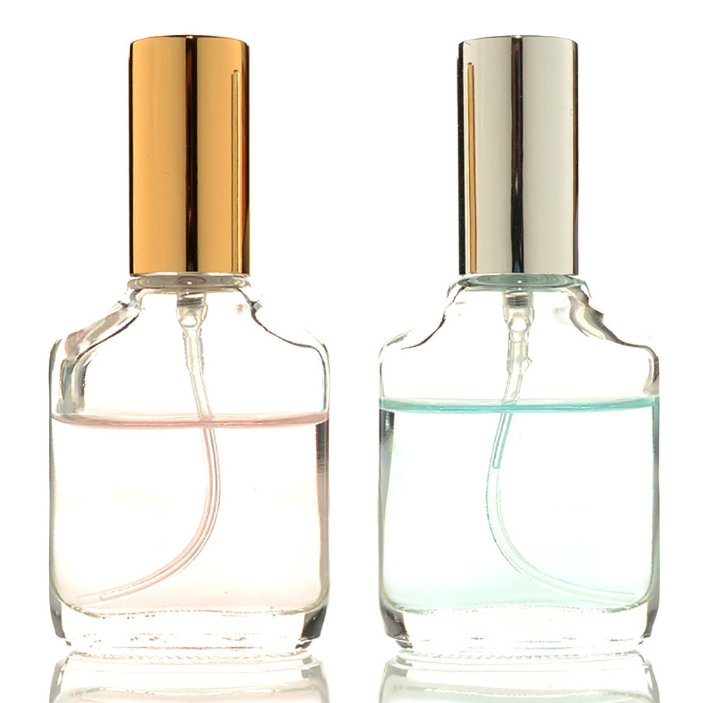 10ml mini draagbare parfumflesjes, doorzichtig, hervulbaar, leeg, glazen parfumflesjes, reisorganizer: Default Title