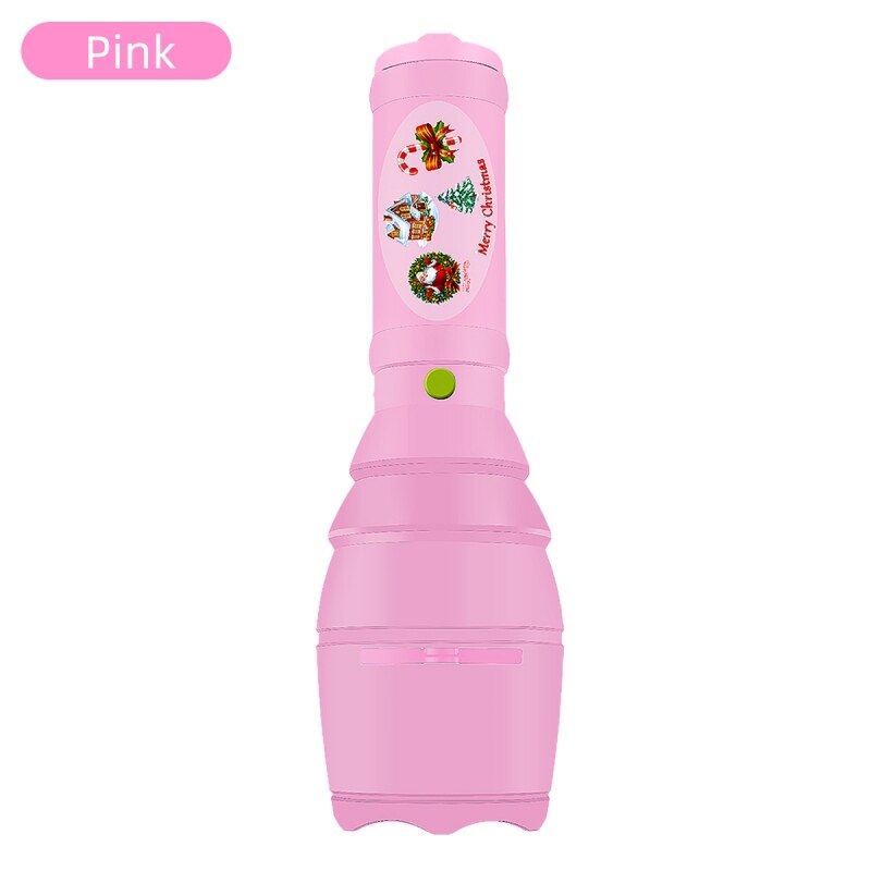 Musical Handheld Projector LED Light Portable Bright Flashlight With 12 Slides Built-in Battery For Christmas/Halloween