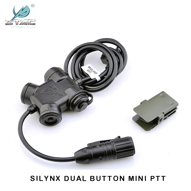 Z-tac zsilynx clarus ptt / walkie-talkie ptt headset startknap switch  z130
