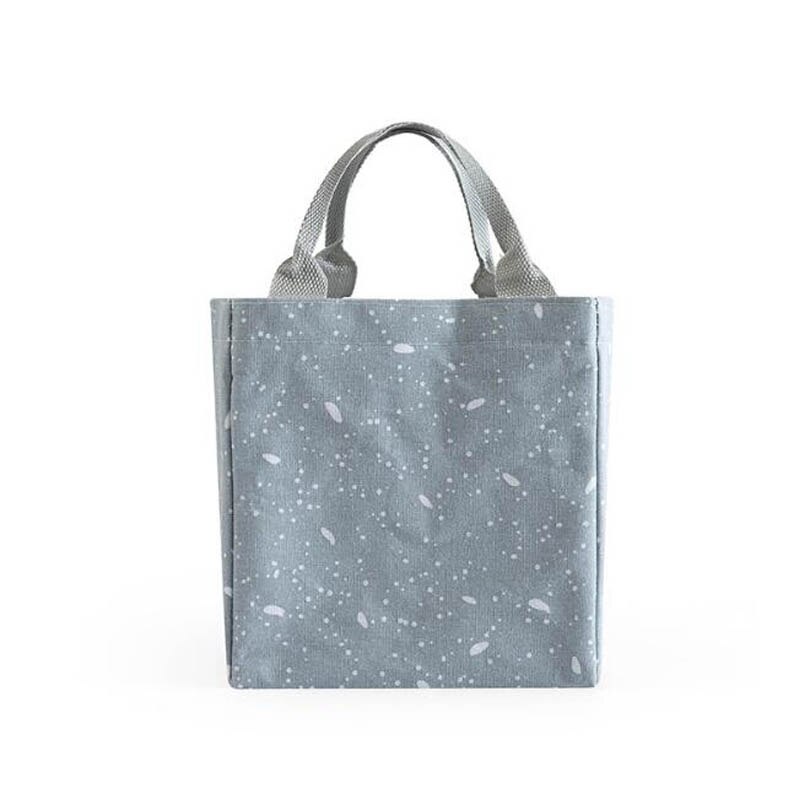 Bolso Oxford a prueba de agua, Bolsa térmica con patrón Floral, Bolsa de almuerzo para la playa, Bolsa de Picnic térmica, Bolsa térmica para mujeres, Chico, Bolsa refrigeradora para hombres: Gris