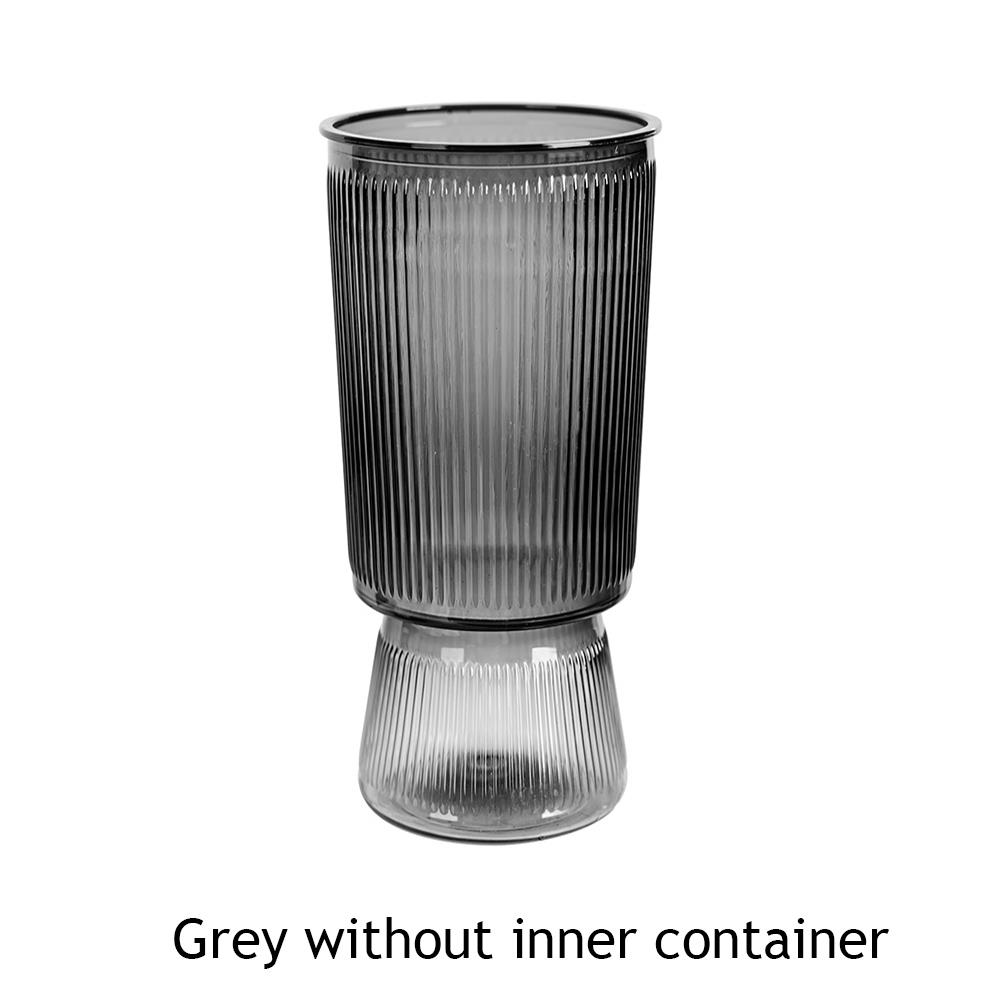 Imitatie Vazen Waterloze Teelt Planter Potten Zelf Water gevende Bloempotten Plastic Vaas Scandinavische Stijl Transparante Bloemenvaas: Bordeaux