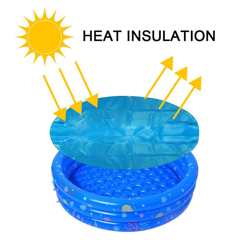 Runde swimmingpool solafdækning støvtæt solvarmebestandig dækning til swimmingpool udendørs værktøj