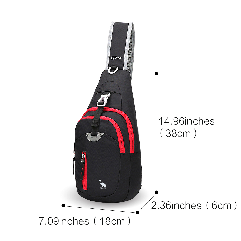 Oiwas Crossbody Pack Chest Shoulder Sling Bags Men's Bag One Strap Lightweight Female Bag Pouch Day Bag for Men Outdoor Bags