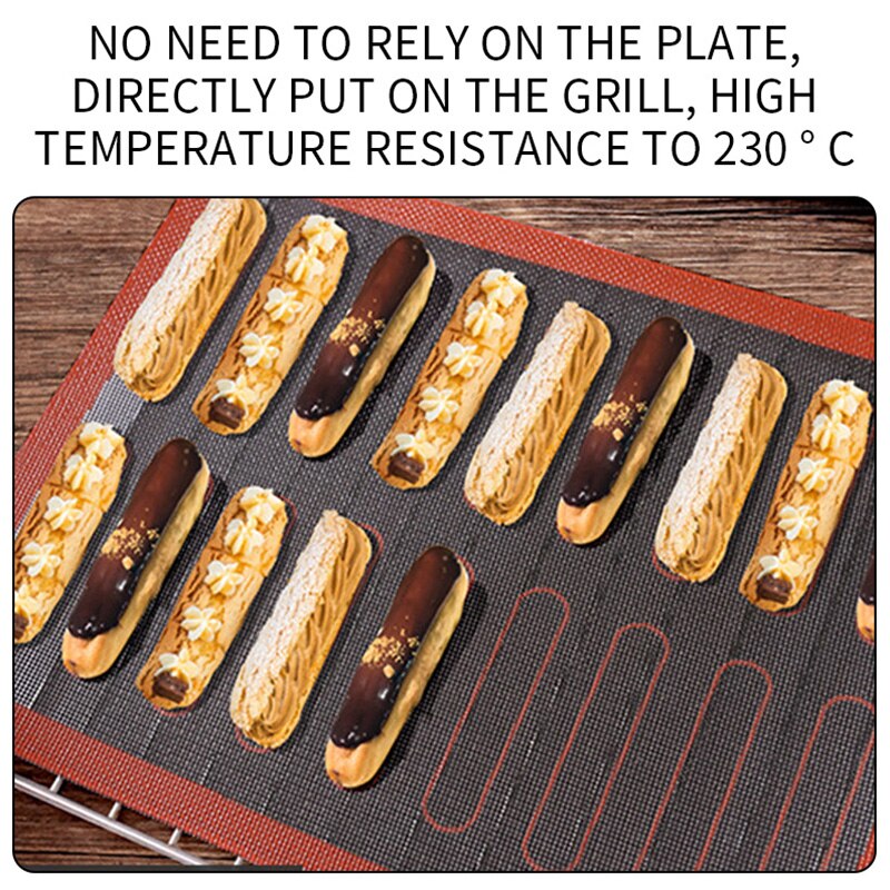 Geperforeerde Siliconen Bakken Mat Non-stick Oven Sheet Liner Bakkerij Gereedschap Gebak Macaron Pad Voor Cookies Keuken Bakvormen Accessoire