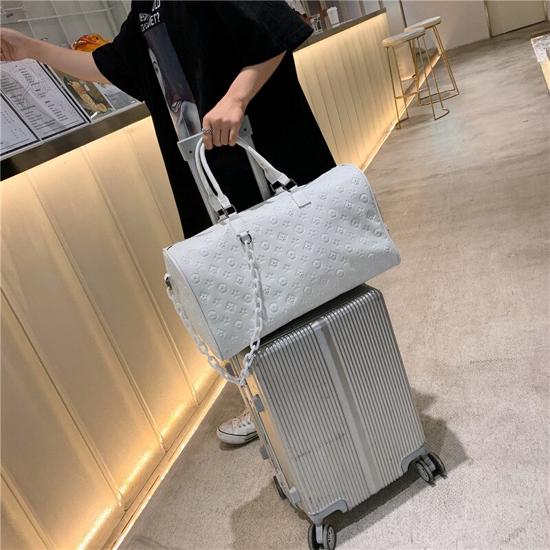 Travel Bag Large Capacity Pu Material Hand Luggage Bag Sports Fitness Bag Duffle Bag Women travel bags hand luggage