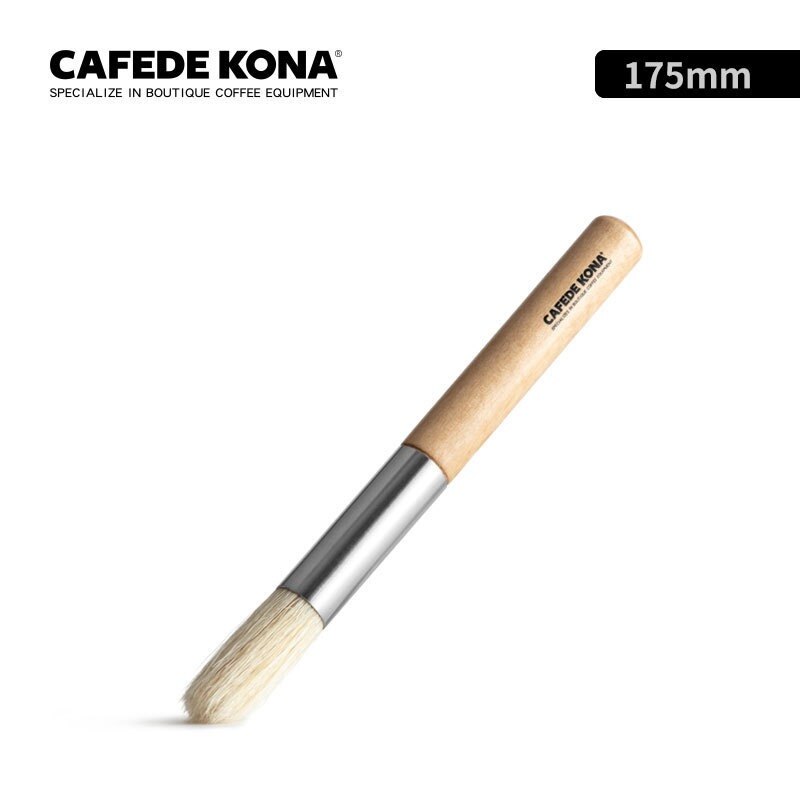 Cafede Kona Houten Handvat Borstel, Grinder Borstel, Cafe Bar Huishoudelijke Koffie Borstel