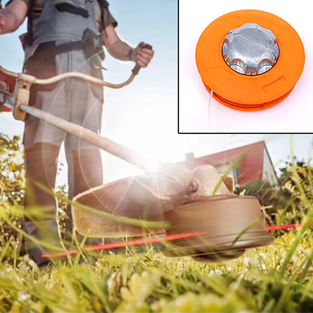 Universal Trimmer Head Aluminium Strimmer Head Replacement Trimmer Heads String Set Grass Brush Cutter Accessory