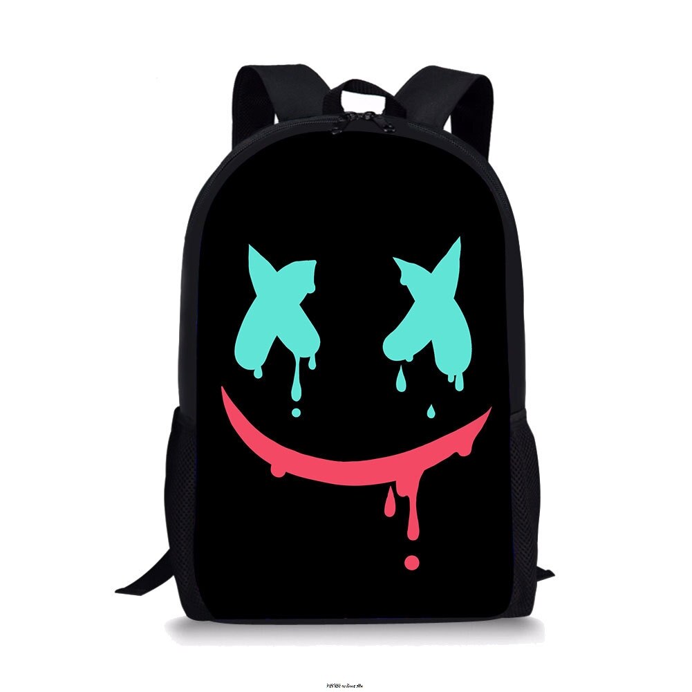 Kid Boys Girls School Bag Mochila Infantil DJ Marshmello Backpack 3D Prints Waterproof with Crewmate Christmas On Sell