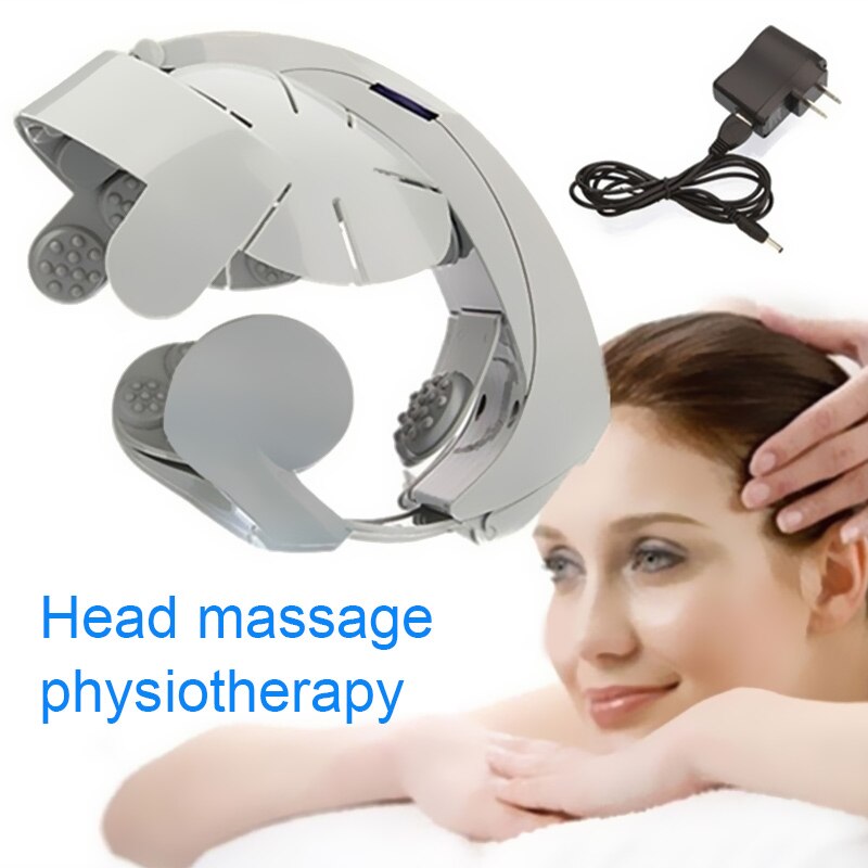 Massaggiatore elettrico ricaricabile intelligente Relax massaggio casco massaggiatore alleviare la pressione migliorare lo strumento di memoria
