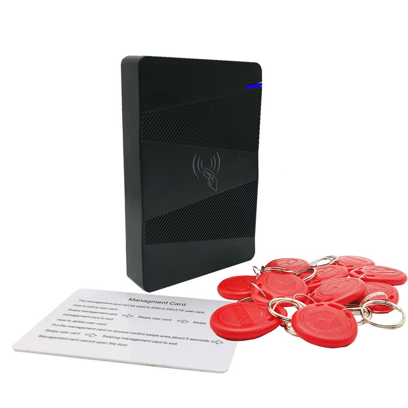 Cerradura de puerta Rfid EM impermeable, sistema de Control de acceso al aire libre, 125Khz: H2D-Red Keyfobs