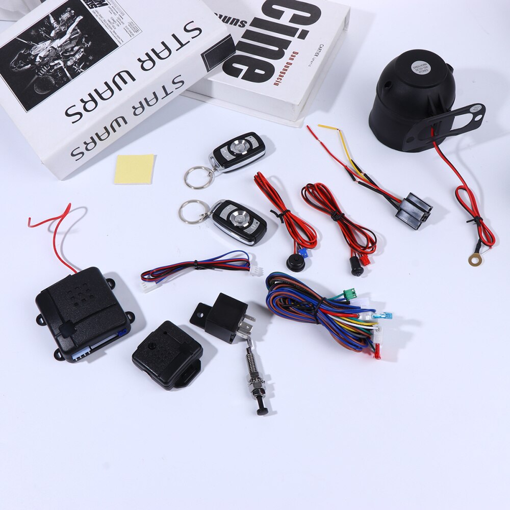 1 Set Van Auto Alarm Systeem Smart 12V Systeem Alarmsysteem Alarmsysteem Voor Voertuig Auto Auto