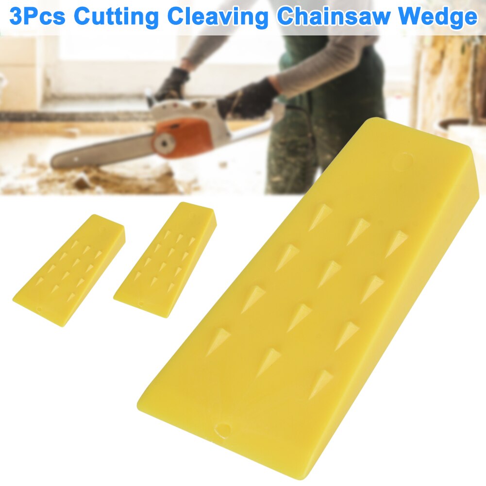 3Pcs Tree Felling 5Inch Wedges for Logging Falling Cutting Cleaving Chainsaw JS23