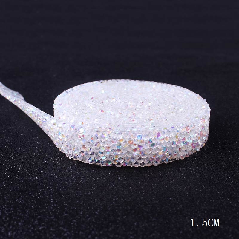Goud En Zilver Rhinestone Trim Strass Fix Steentjes Glas Crystal Diamonds Voor Ambachten Steentjes Voor Kleding Diy Ketting