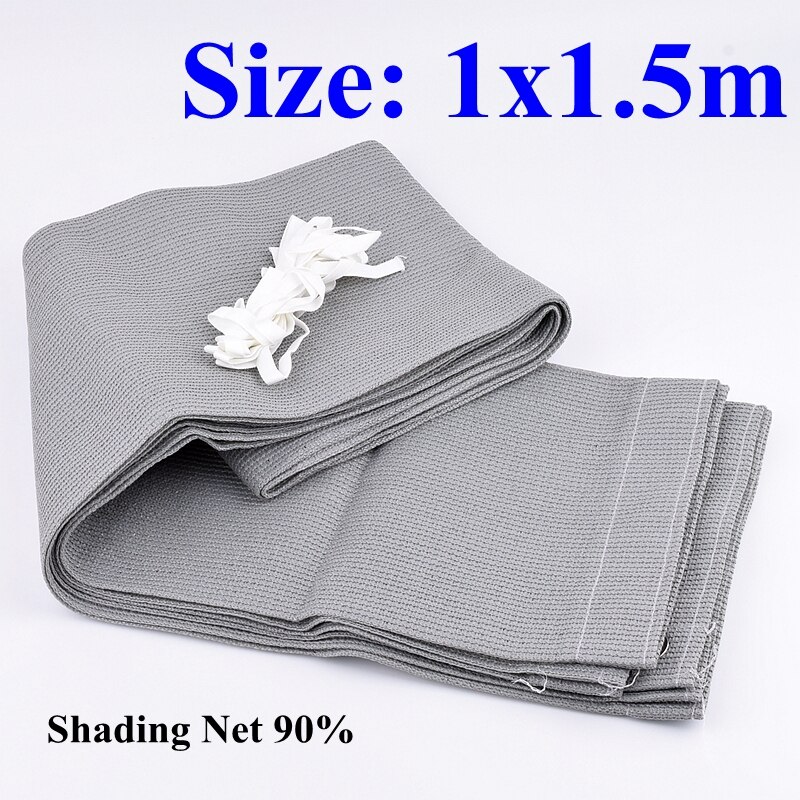 1x 1,5 m Anti-Uv Sonnenschutz Netz Heimat Hof Balkon Zaun Sicherheit Netz Schatten Tuch Sukkulente Abdeckung Schutz Sonnenschirm Netz: 1x1.5m grau