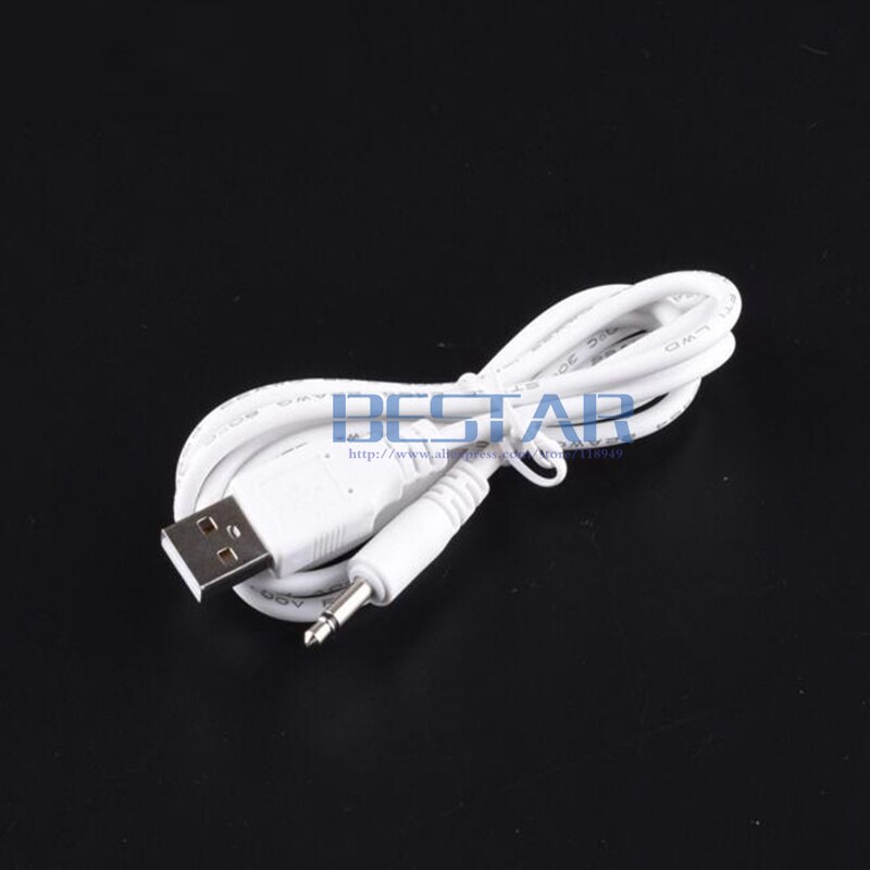 1 m USB Jack Aux 3.5mm Mono Audio kabel USB 3.5mm jack 3.5 USB 2.0 naar DC3.5mm 2A opladen power kabel 3FT