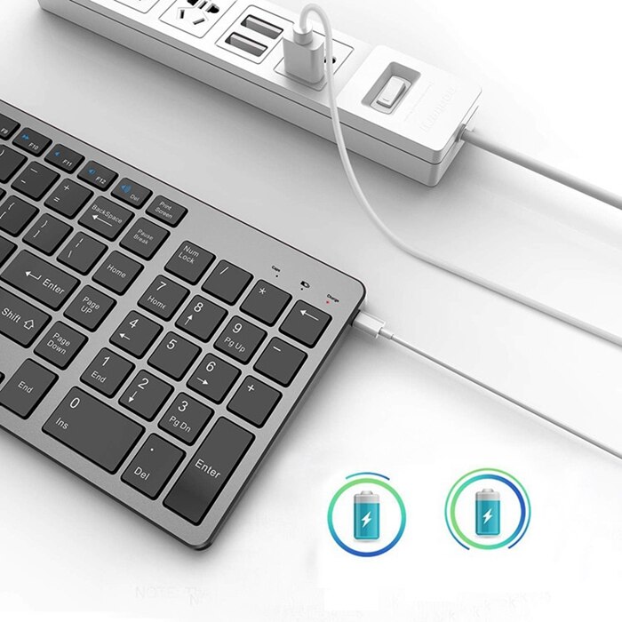 Multi-device Bluetooth wireless keyboard Tablet Wireless Keyboard Compatible Windows Mac OS iOS Android For Macbook Air iMac