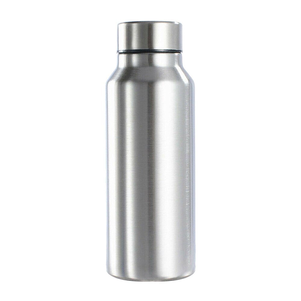 650ml/1000ml sportvattenflaskor i rostfritt stål enlagers robust vattenkopp camping sport gym metallflaska dryckesartiklar: 650ml