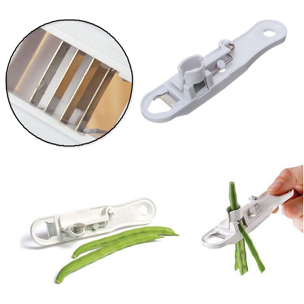 20 # cualificado estilo francés verde frijol vegetal Runner cortador Stringer Remover pelador