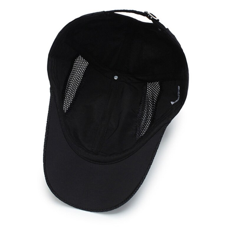 Gorra de béisbol transpirable para hombre y mujer, gorro de béisbol de secado rápido, Color puro, Unisex