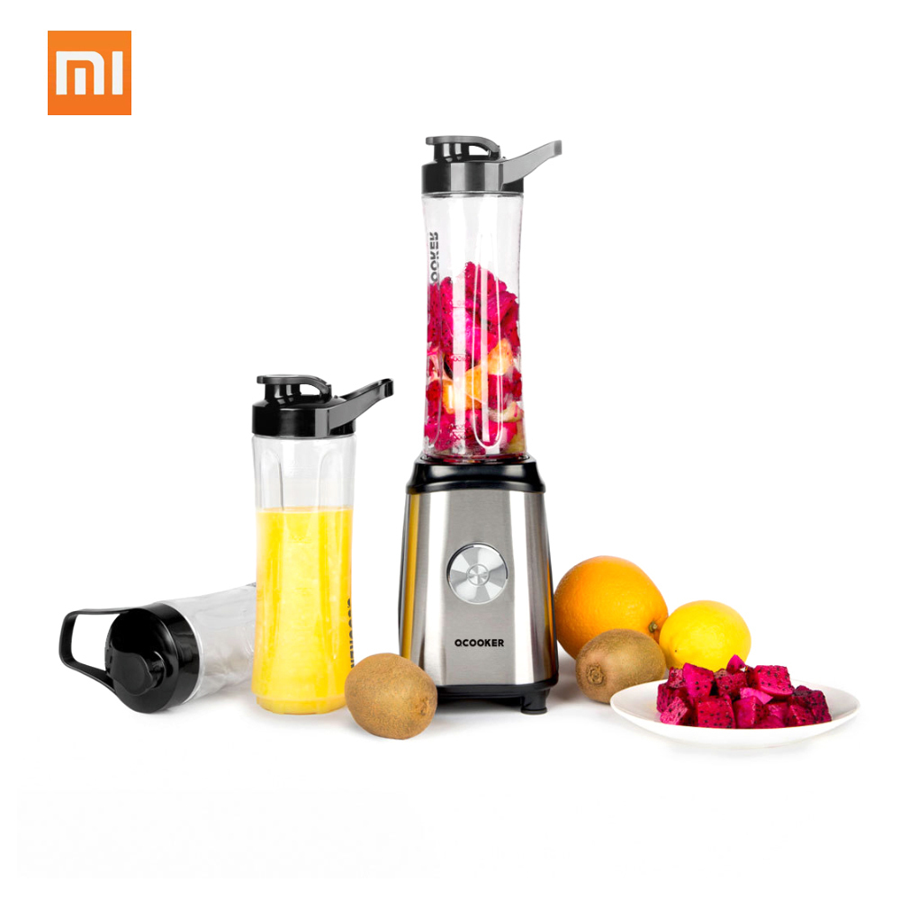 Exprimidor portátil Xiaomi Ocooker, máquina de frutas y cocina vegetal para bebé, interruptor de punto, 304 acero inoxidable, máquina de sopa de 8 segundos